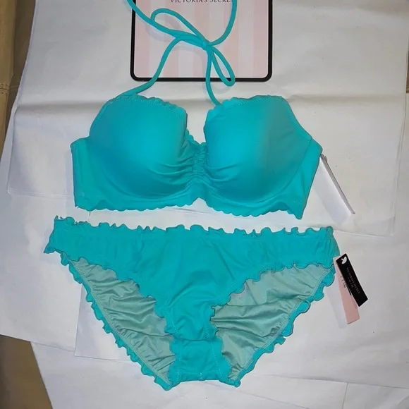 2pcs Victoria’s Secret Swim Bikini Set (36B & M Bottom) - Picture 1 of 13
